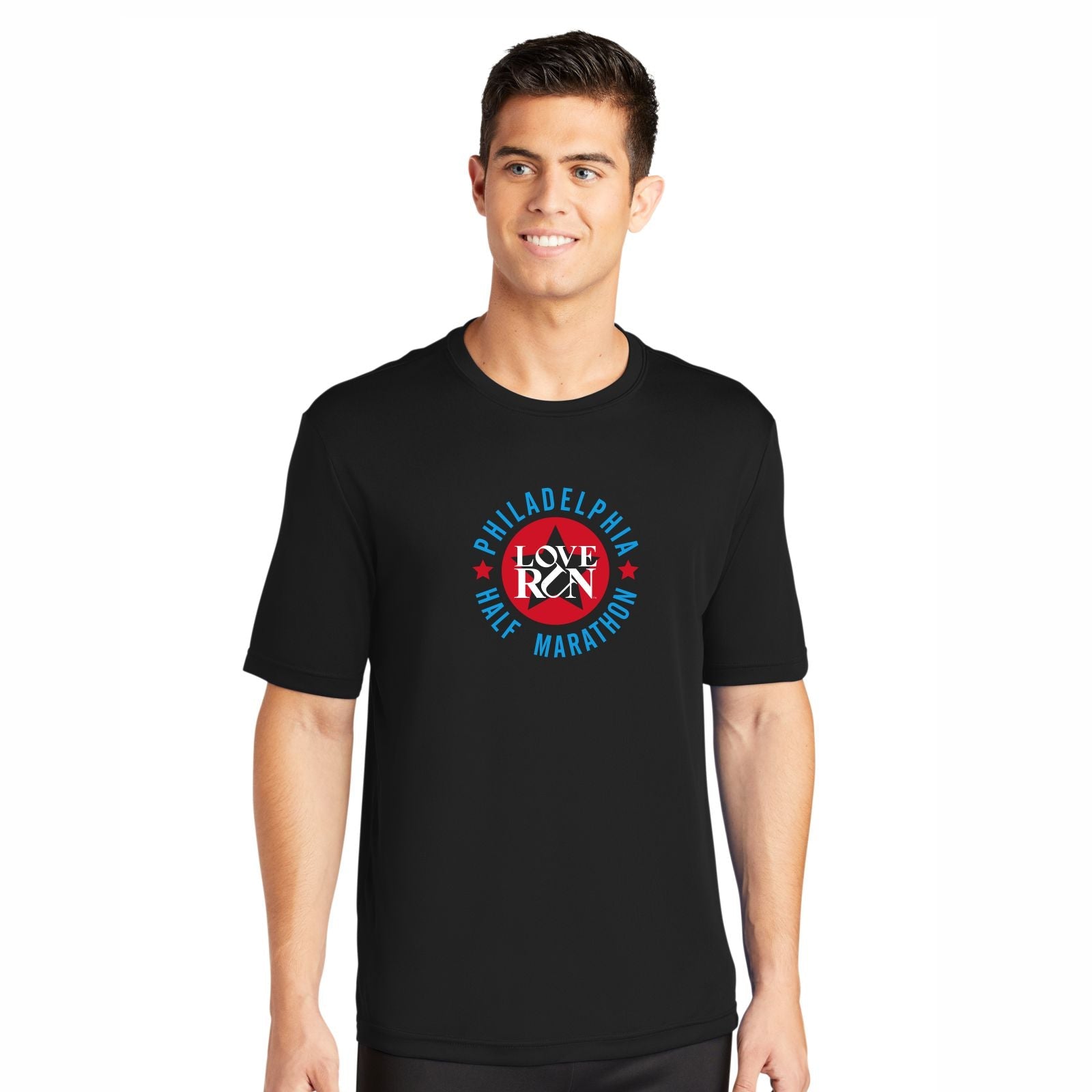 Men's Tech UPF40+ Tee -Black- Star